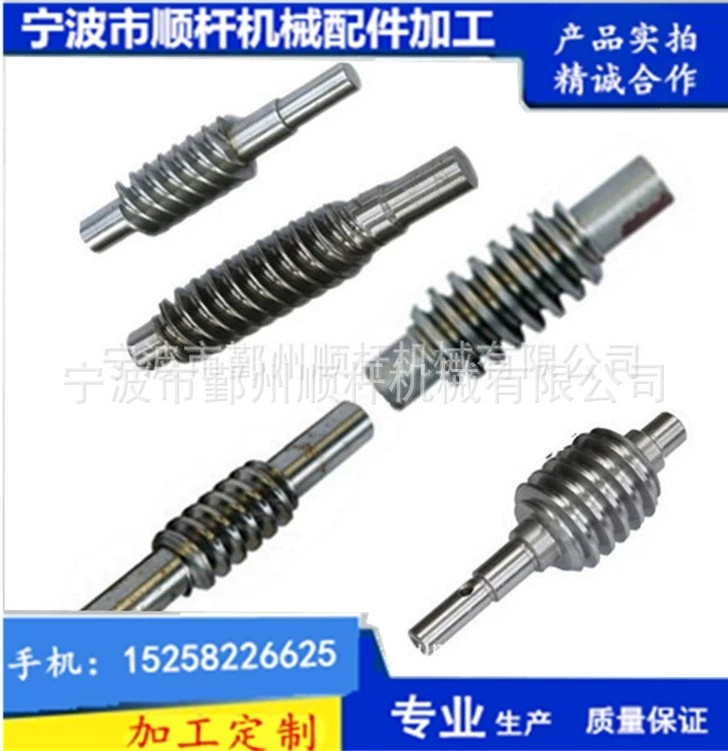工廠批發滾壓蝸輪蝸杆 非標微型蝸杆渦輪 阿（ā）基米德蝸杆
