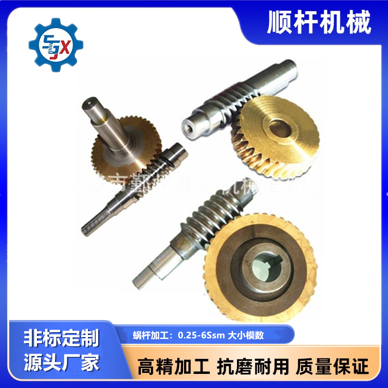 蜗杆涡轮传（chuán）动件 高精度（dù）蜗杆加（jiā）工 各类非标定制厂家