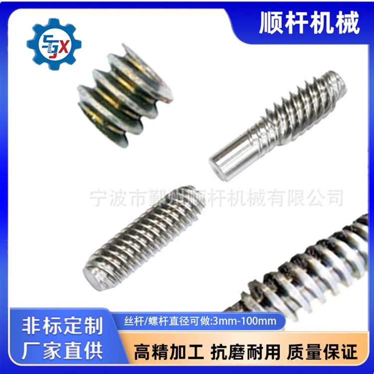 供应成品现货蜗杆 减速机蜗杆 可按（àn）图纸或样品定制机床丝杆